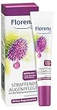 3 x Florena Augencreme je 15ml/ mit Bio-Klettenfrucht/ straffende Augenpflege/ unparfümiert/ spendet Feuchtigkeit/ ohne Silik