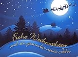 25 Weihnachtskarten mit Umschlag Set Neujahrsgrüßen Glückwunschkarten Klappkarten Querformat Grußkarten Weihnachtsmann Rentier Weihnachtsbaum Santer Claus guten Rutsch Geschäftlich Familie 191