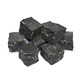 AUPROTEC Granit Pflastersteine Naturstein 9/11 schwarz DIN EN 1342: 20 Steine (ca. 0,2 m²)