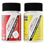 MOTIONCOLORS Verde Mirto Metallic 773 für Alfa Romeo Autolack Lackstift Set Basislack und Klarlack je 50