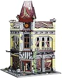Architektur Modell Bausteine, 2193 + PCs Townhouse Ruins Theater Modulare Gebäude Sets Kompatibel mit Lego BAU Spielzeug S