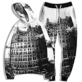 SSBZYES Herren Sweatshirt Anzug Herren Plus Size Sweatshirt Plus Size Jogginghose Farbdruck Lose Kapuzenpullover Sweatshirt Anzug