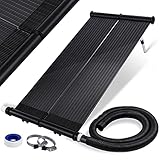 KESSER® Solarkollektor ECO Poolheizung 108 x 74 x 15cm (L x B x H), Warmwasser Heizung Solarheizung für Pools l UV-beständiger Kunststoff l Durchflussmenge 10.000 Litern pro S