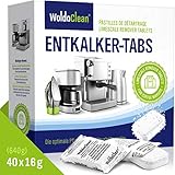 Entkalkungstabletten für Kaffeevollautomat 40x 16g - gegen Kalkablagerung