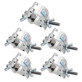 Truss Clamp-JLTPH 5 Stück Heavy Duty 32–35 mm Bühnenbeleuchtung Haken Klemme/Lautsprecher Ständer bewegliche Scheinwerfer Par Light Traversen Klemmen/Aluminium-Legierung F