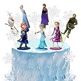 Frozen Cake Topper Mini Figuren Set Frozen Kuchen Dekoration Geburtstags Party liefert Ornamente Cake Topper Party Dekoration Lieferung