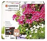 Gardena city gardening Balkon Bewässerung: Vollautomatisches Blumenkastenbewässerungs-Set, für bis zu 6 m Balkonkästen, 14 Programme (1407-20)