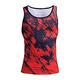 Herren Tank Top Modisch 3D Drucken Freizeit Sommer Unterhemd Weste Komfortables Ärmelloses Atmungsaktives Bodybuilding Sport Achselshirts Gym Fitness Training Muskelshirt Strand Beach T-Shirts L