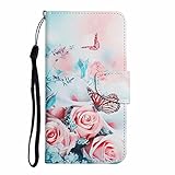 für iPhone 7 Plus, iPhone 8 Plus Hülle, Handyhülle iPhone 7 Plus, iPhone 8 Plus Flip Case PU Lederhülle Schutzhülle Magnetverschluss Ledertasche mit Stander Function Brieftasche T