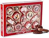 Reber Spezialitäten-Kassette, Pralinen, Mozart-Kugel, Constanze-Mozart-Kugel, Marzipan, Pasteten, Nougat, Tolles Geschenk, 15er-Packung