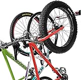 Fahrrad Wandhalterung für 3 oder 6 Fahrräder - Verstellbare Fahrradhalterung für Garage oder Wohnung - Vertikale Wand Fahrradaufhängung - Sichere Haken & Wandmontage - für Rennräder, Mountainbik