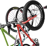 Fahrrad Wandhalterung für 3 oder 6 Fahrräder - Verstellbare Fahrradhalterung für Garage oder Wohnung - Vertikale Wand Fahrradaufhängung - Sichere Haken & Wandmontage - für Rennräder, Mountainbik