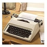 ZXNQ Mechanische Schreibmaschine - Brandneue Herstellung - Läuft reibungslos - Zuverlässige Leistung - Nostalgie im Retro-Stil Literarisches Geschenk