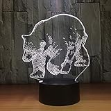 Eisbär Lampe Tischlampe Nachtlicht Farbe Dimmer Licht als Neujahrsgeschenk für Kinder F