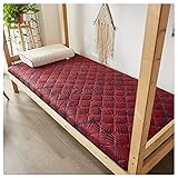 HFAFRZ Atmungsaktiv Japanische Bodenmatratze Futon-Matratzen, Twin Boden-Schlafmatratze, Studentenwohnheime Weich Camping Matratzen, Tatami-Futon-Matratzen,F,90x200x10