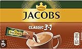 Jacobs Kaffeespezialitäten 3 in 1, 10 Sticks mit Instant Kaffee für 10 Getränk
