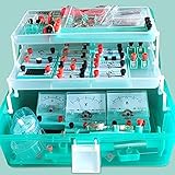 Chtom STEM Physik Class Physik Wissenschaft, STEM Physik Wissenschaft Lab, Basic Circuit Electronics Exploration Kit, Strom- und Magnetismus Experiment, für Kinder Junior Senior School S