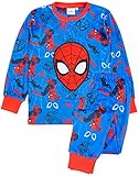 Marvel Spider-Man Pyjamas Jungen Kinder Super Soft Fleece T-Shirt Bottoms PJs 4-5 J