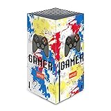 Head Case Designs Offizielle Zugelassen Emoji® Spieler Kunst Muster Vinyl Haut Gaming Aufkleber Abziehbild Abdeckung kompatibel mit Xbox Series X C