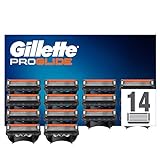 Gillette Fusion ProGlide Herren Rasierklingen mit Präzisionstrimmer, 14 Stück Nachfüllklingen (für Briefkasten geeignet)