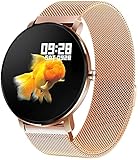 DZX Smart Watch 1 3 Zoll Bildschirm Fitness Tracker Sport Schrittzähler Armband Nachricht Push Smart Reminder Ip68 Wasserdicht 180 mAh (Farbe: B) (G)