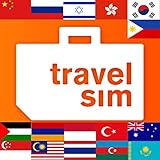 Sim-Karte für Asien-Australien, Armenien, Aserbaidschan, China, Georgien, Hongkong, Indonesien, Israel, Kasachstan, Malaysia, Philippinen, Russland, Singapur, Südkorea, Thailand, die Türkei-1GB/30Tag