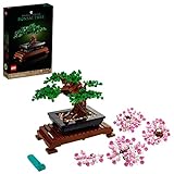 LEGO 10281 Icons Bonsai Baum, Kunstpflanzen-Set zum Basteln für Erwachsene, Zimmerdeko, Geschenkidee, Botanik-Kollektion, Home Dek