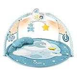 Chicco Enjoy Colours 3in1 Spielmatte, Multifunktionsspielbogen für Neugeborene mit Baby Aktivitätendecke, Sternenprojektor, abnehmbarem Baby-Nachtlicht mit entspannender Musik