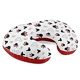 Stillkissen klein Stillhörnchen Velvet - kleines Still Kissen Baby Lagerungskissen Nursing Breastfeeding Pillow für unterwegs Öko-Tex