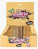 NO WHEY BAR CHOCOLATE CEREAL POPS I veganer Proteinriegel I ohne Süßstoff I herausragender Geschmack I 3 pflanzliche Proteinquellen I Made in Germany