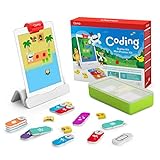 Osmo Coding Starter Kit für iPad –3 haptische Lernspiele - für Kinder von 5 -10+ Jahren – Kinder lernen das Programmieren, Grundlagen des Codings & Coding-Rätsel– Osmo-Basis für iPad inbeg