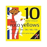 Rotosound R10-7 Roto Yellows 10-56 E-Gitarren-Saiten, 7 Stück