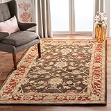 Safavieh Anatolia Collection AN554A Handmade Traditional Oriental Premium Wool Area Rug, 9' x 12', Olive / R