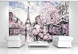 FORWALL Fototapete Vlies - Tapete Moderne Wanddeko Paris VEXL (208cm. x 146cm.) AMF11470VEXL Wandtapete Design Tapete Wohnzimmer S