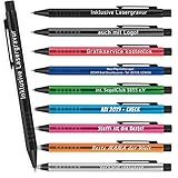 Your Gravur - Kugelschreiber mit Gravur | Kosmos - personalisierter Stift - Werbekugelschreiber in verschiedenen Farben mit Wunschgravur - 1-2 Tage Lieferzeit - Anzahl: 1.000