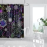 Mädchen tanzen unter dem Mond Nacht Duschvorhänge Polyester Badezimmer Galaxy Vorhang Dekoration B3 180x180