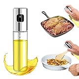 Ölsprüher zum Kochen, Olivenölsprüher Zerstäuber Essbarer Ölspender Geeignet für Küche, Backen, Salat, Grillen, Braten, Tragb