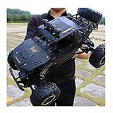 Ferngesteuertes Auto, 4X4 Rc Crawler Wasserdichtes Rc Auto Für Erwachsene Und Kinder, 40 km/h 4WD Hochgeschwindigkeits RC Auto, Wasserdicht, Antikollision (Black)