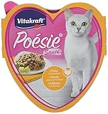 Vitakraft Nassfutter Katze Poésie Création Pute in Käsesauce 15x 85g