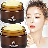 Retinol Face Cream Firming Lifting Anti-Aging Remove Wrinkle, Retinol Straffende Creme FüR Das Gesicht, Retinol Straffende Und Revitalisierende Creme (2pcs)