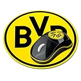 Borussia Dortmund USB Funk Mouse & Mauspad, Mousepad BVB 09