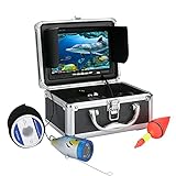 YEZIB Fischfinder 100 0TVL. Unterwasser-Fischerei-Videokatze 12 PCS-LED. Lichter Tiefe Fish Finder zum Angeln (Color : G001M-15M-W)