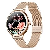 YYQPF Smartwatch, 1.06 Zoll IP67 Wasserdicht Life Smart Watch, 24 Stunden Pulsmesser Smart Watch mit Schlafüberwachung und weiblichem Zyklusmanagement Aktivitätstracker D