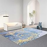 EUYXCRV Teppich Im Tinten Stil, Wohnzimmer Teppich, Schlafzimmer Teppich, Nachttisch Teppich, Bürobereich Korridor Bodenmatte, Couchtisch Matte 100 x 200