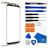 MMOBIEL Front Glas Reparatur Set kompatibel mit Samsung Galaxy S9 G960 Series 5.8Inch (Schwarz) Display mit Werkzeug-S