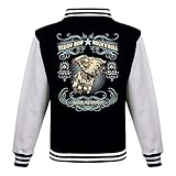 Gasoline Bandit Rockabilly Baseball College Jacke - Teddy Boy 2XL