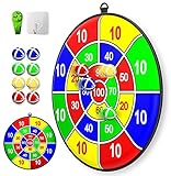 Lbsel Kinderspiel Weihnachten Party Thema Dart Board mit 8 Bällen Kinder Brettspiele Toy-Safe Dart Game-Kinder Geschenk Outdoor Indoor Spiel Wahl--13.2