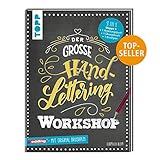 Der große Handlettering Workshop: 3 in 1 Mappe = 1 Anleitungsbuch + 1 Übungsbuch + 1 original Brushpen von edding