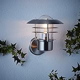 Brilliant Terrence Wandleuchte edelstahl 45781/82