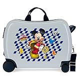 Disney Mickey Good Mood Kinder-Koffer Mehrfarbig 50x38x20 cms Hartschalen ABS Kombinationsschloss 34L 2,1Kgs 4 Räder Handgepäck